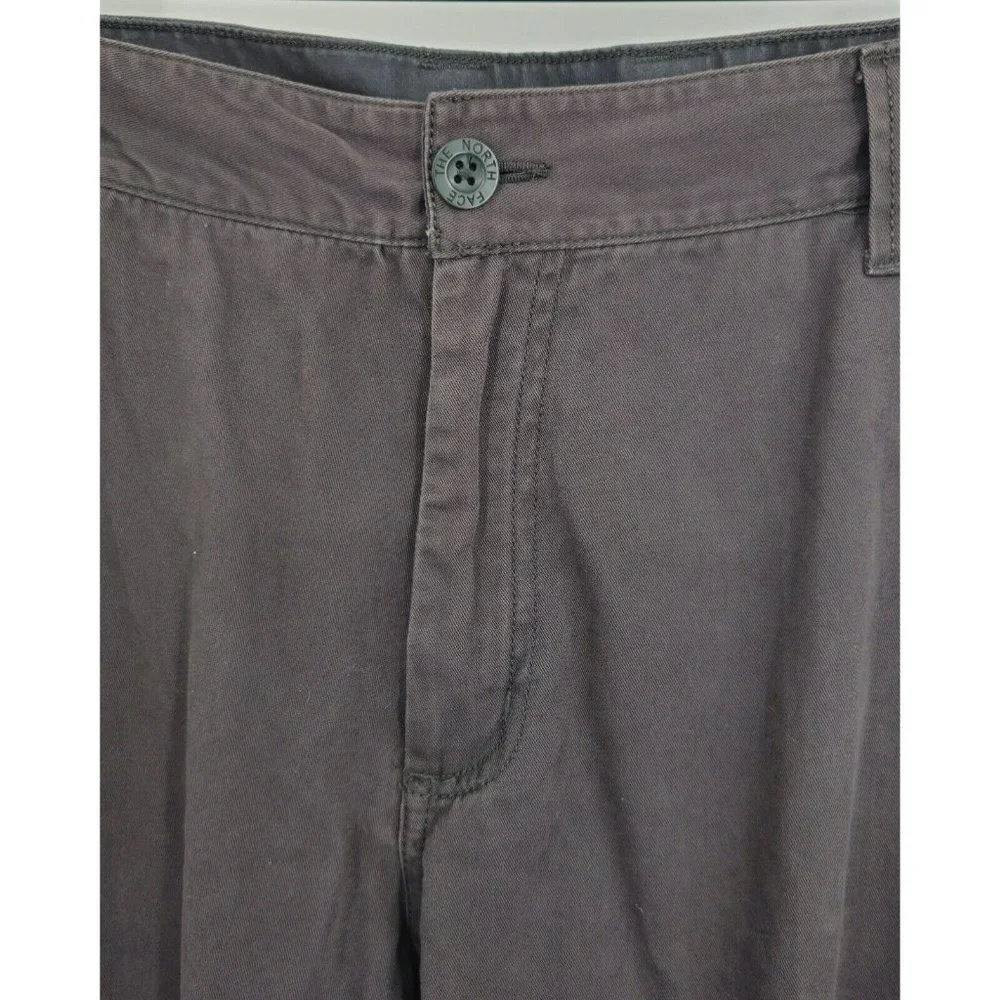 The North Face Pants Men's Flat Front Chino Cotton 38x30‎ Gray Style ABLS